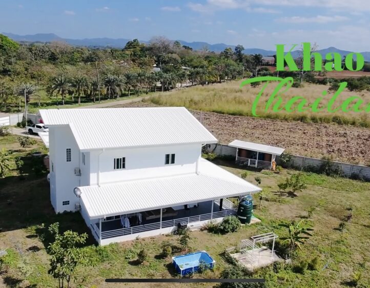 Beautiful modern family home in Khao Yai featuring spacious interiors, multiple bedrooms, and a peaceful natural setting. Perfect for families, holiday living, or investment near Khao Yai National Park.