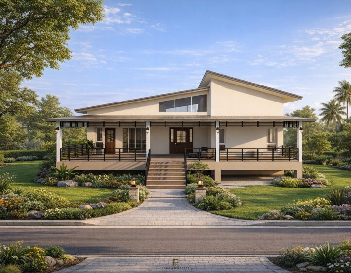 custom-designed-house-under-construction in Buriram